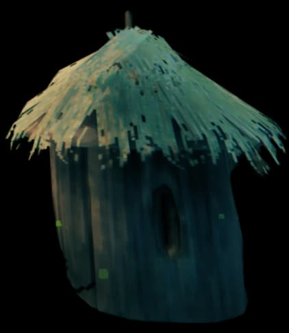 Image of a Beehive from the game Valheim